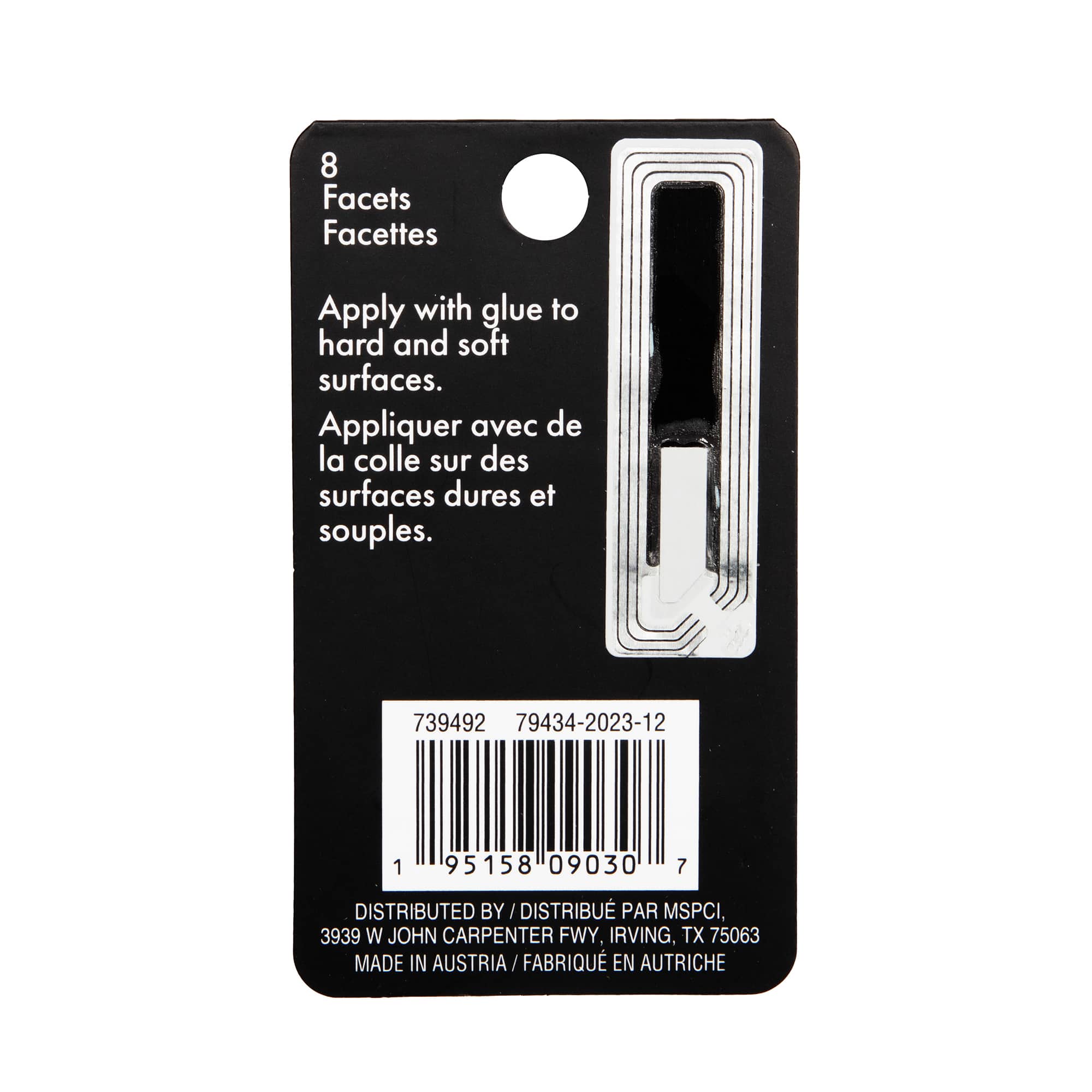 5mm Crystal AB Diamond Glue-On Austrian Crystals by Bead Landing™, 10ct.